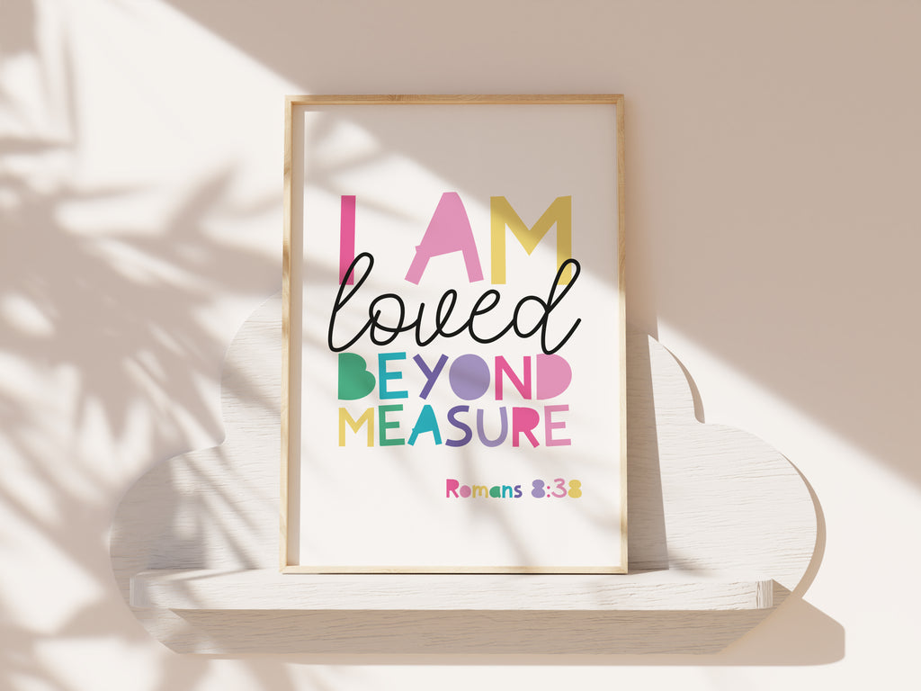 Set of 3 Children's Bible Verse Prints. Christian Wall Art, Girls Nursery Prints