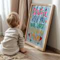 Beautiful boy you were made for amazing things print. Boys Nursery Wall Art (Copy)