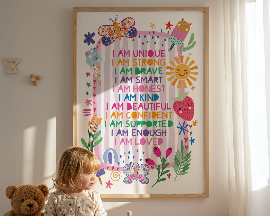Girls Affirmation Print