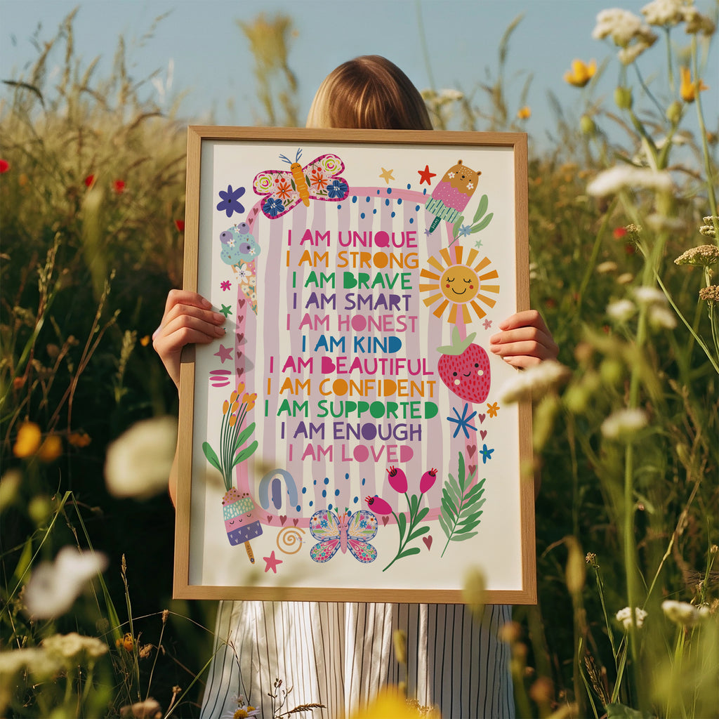 Girls Affirmation Print