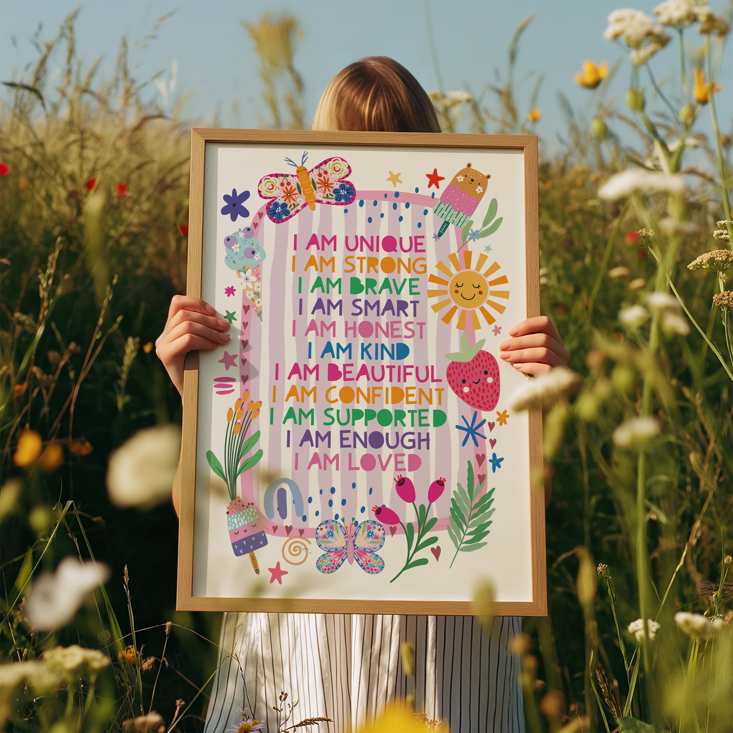 Girls Affirmation Print