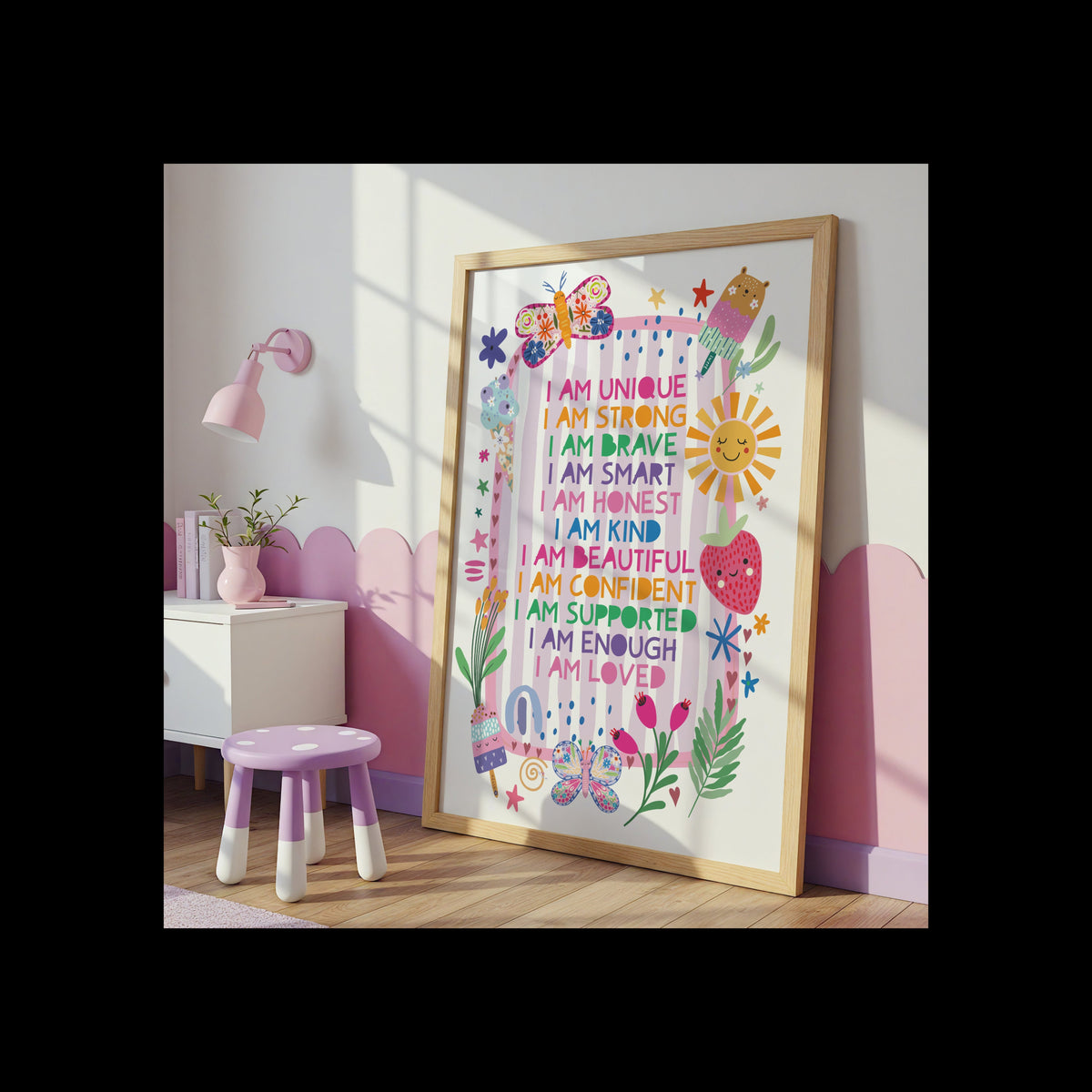 Girls Affirmation Print